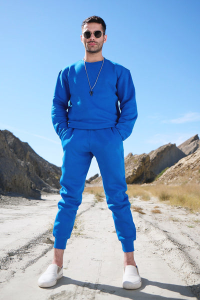 UNISEX BLUE  SWEAT SHIRT ( SUIT )