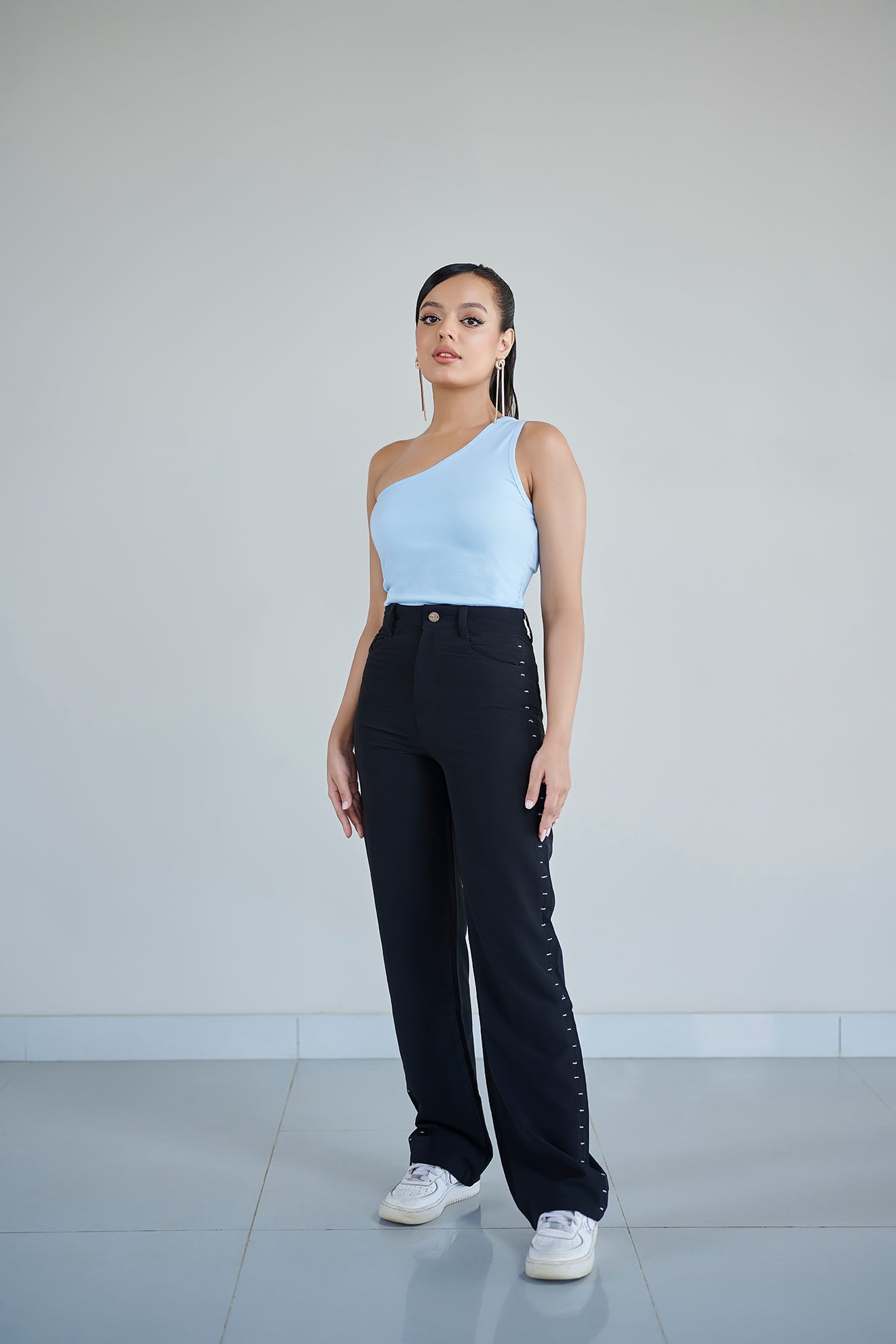 Cerulean One Shoulder Top