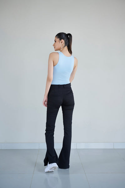 Cerulean Sleeveless Bodysuit