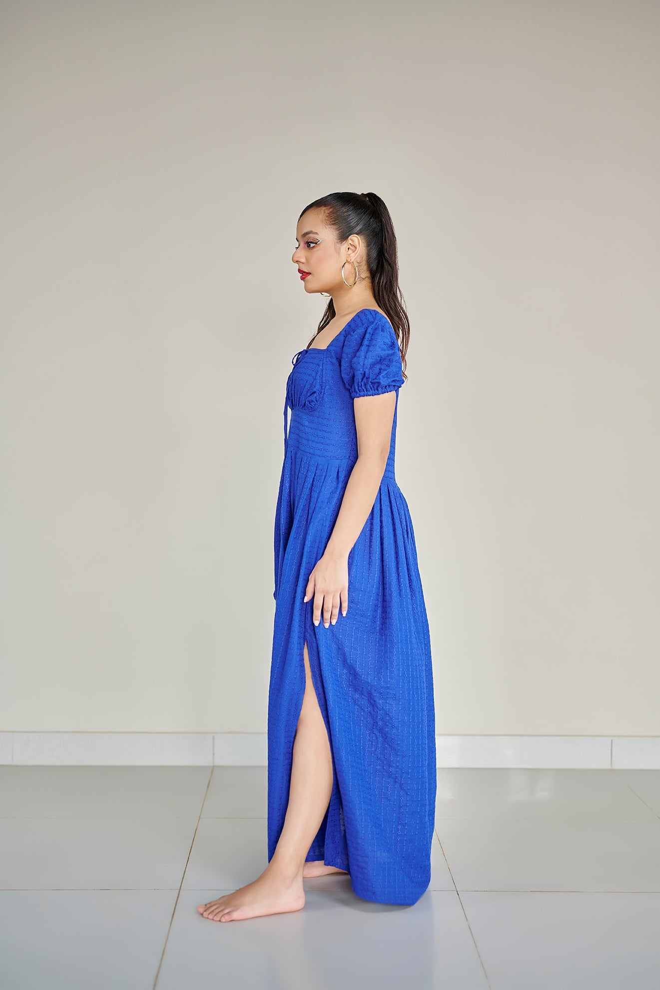 Royal Blue Summer Long Dress