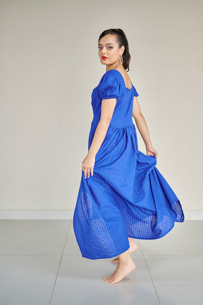 Royal Blue Summer Long Dress