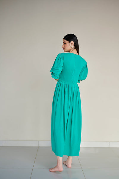 Sea Green Summer Long Dress