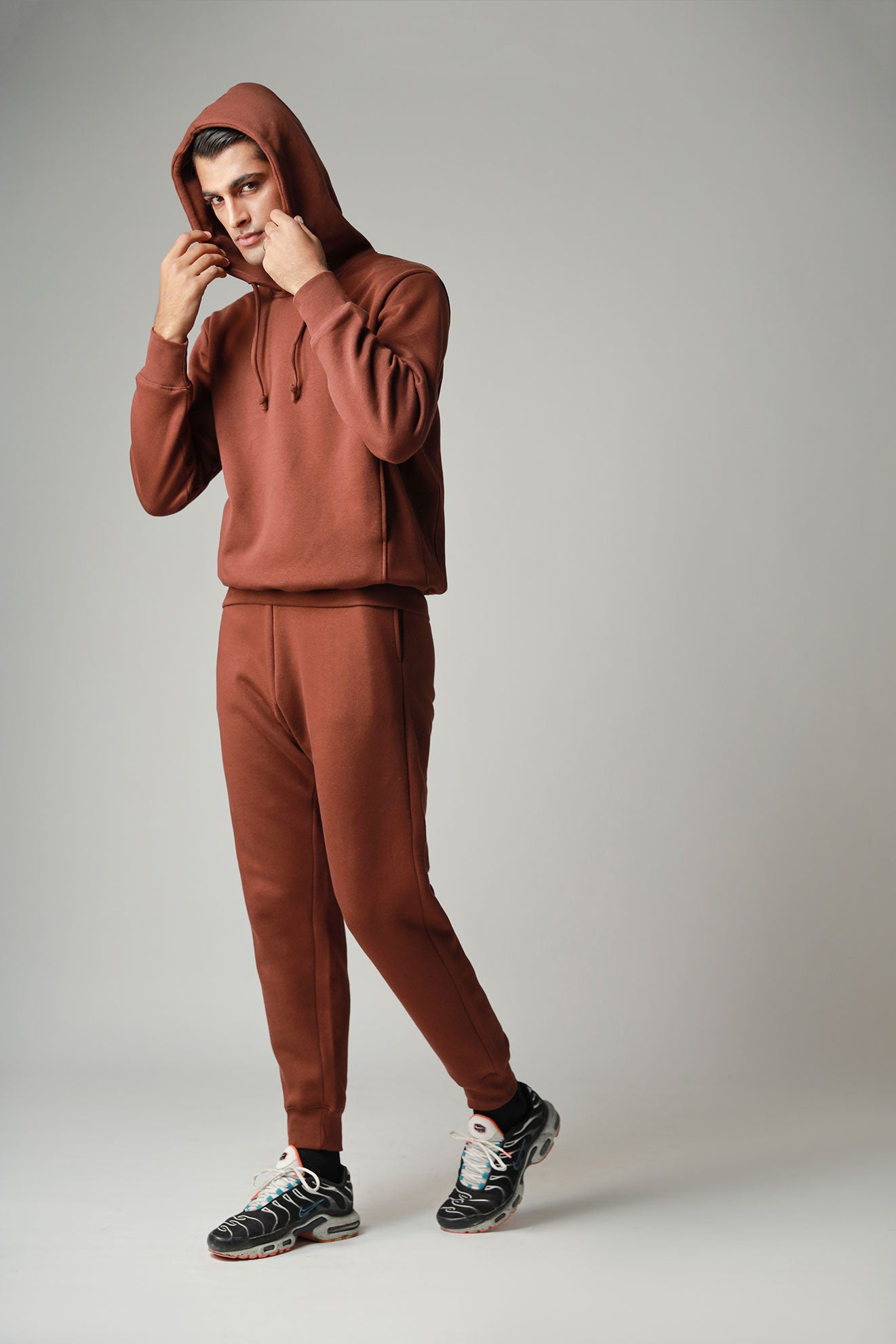 Brown Oversized Hoodie (Men)