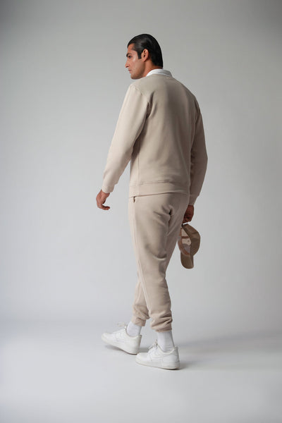 Unisex Beige SweatSuit