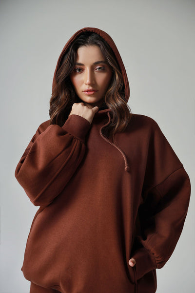 Brown Oversized Hoodie