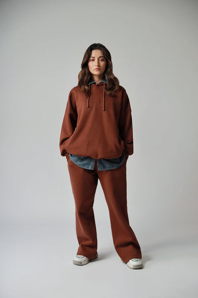 Brown Oversized Hoodie